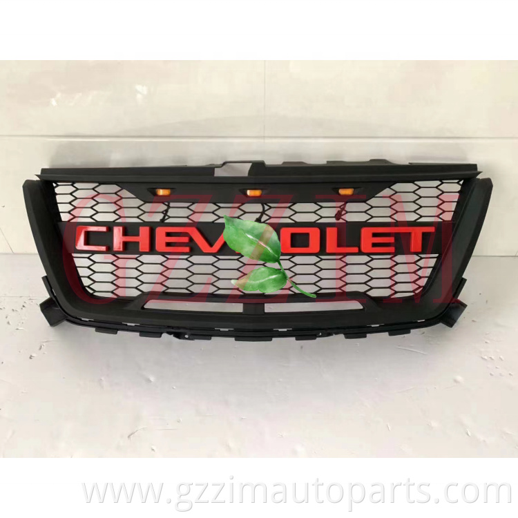 ABS Plastic Half Chromed Front Middle Grille Used For Chevrolet Colorado 2018